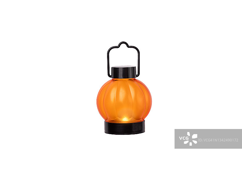 白色背景上的万圣节节日灯图片素材