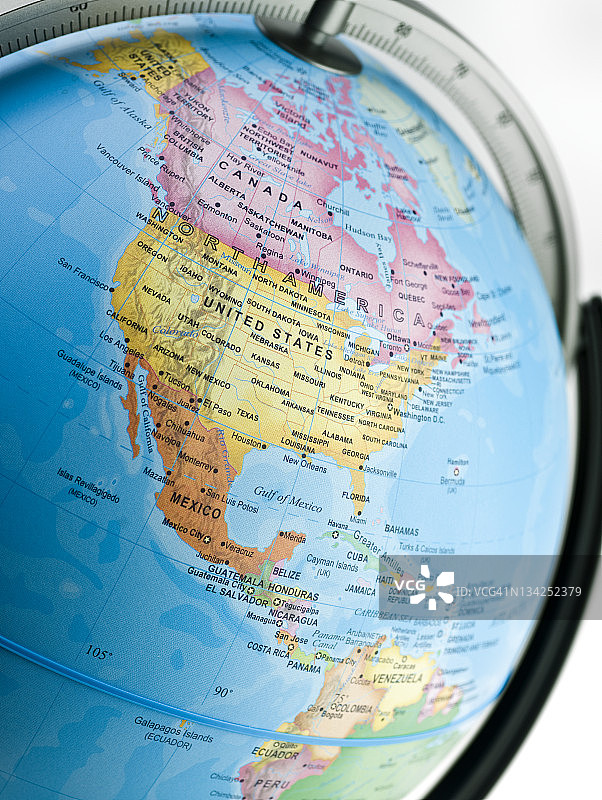 北美洲和中美洲太平洋海岸图片素材