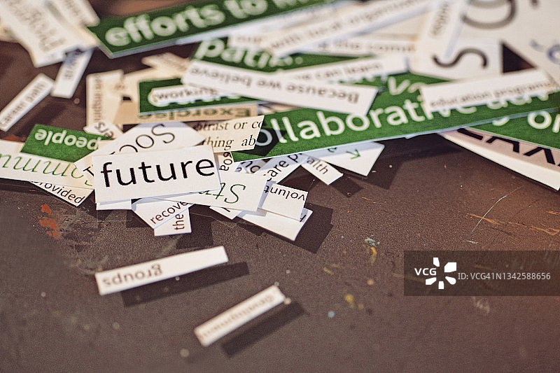 衍生艺术用品 - 剪裁印刷文字图片素材