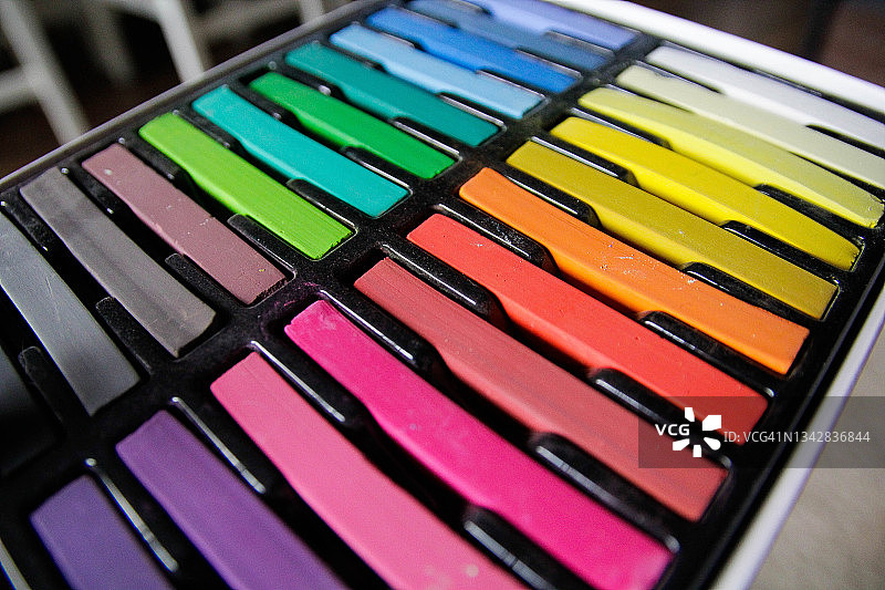 粉笔颜色图片素材