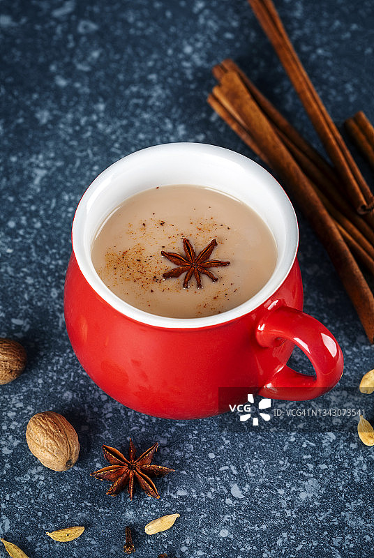 印度香料奶茶图片素材