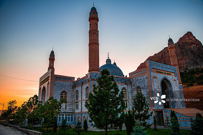 吉尔吉斯斯坦奥什州奥什新清真寺图片素材