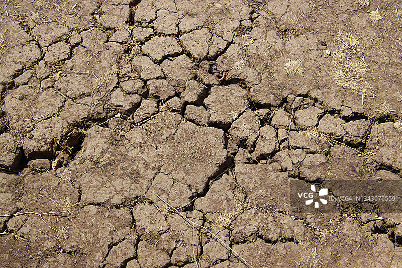 干燥、龟裂的土地图片素材