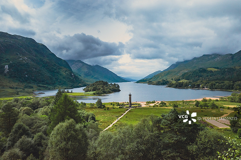 格伦芬南的詹姆斯党纪念碑图片素材