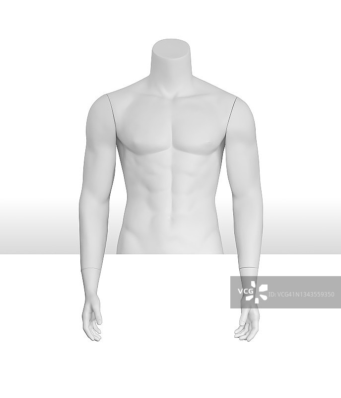 服装模特躯干图片素材