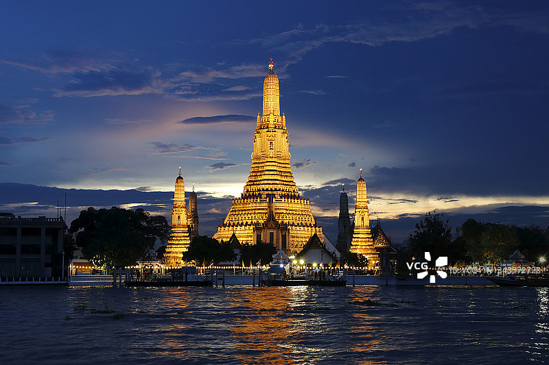 郑王庙日落美景图片素材