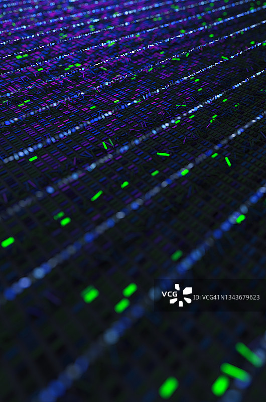 神经网络中的数据销毁概念图片素材