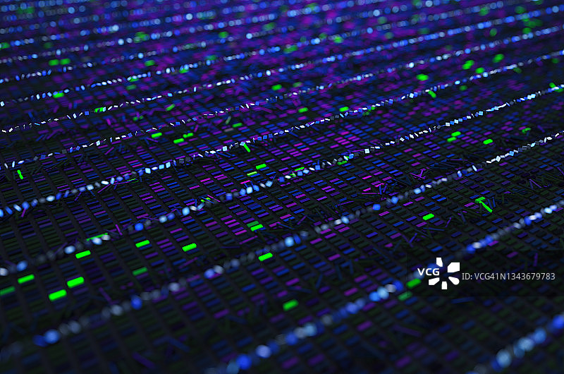 神经网络中的数据销毁概念图片素材