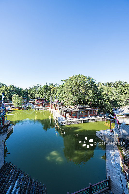 中国明清风格住宅建筑图片素材