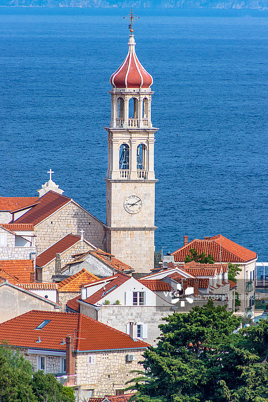 苏蒂万，布拉奇岛，克罗地亚图片素材