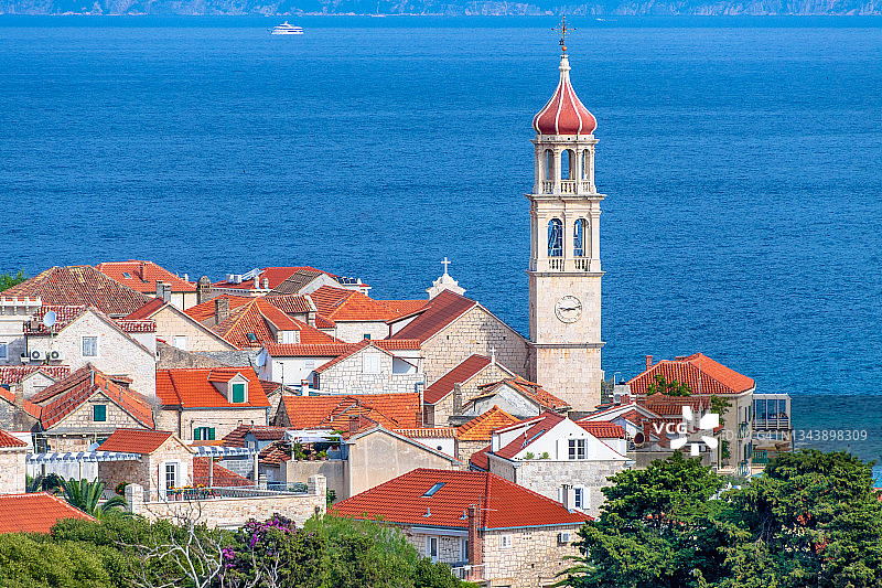 苏蒂万，布拉奇岛，克罗地亚图片素材