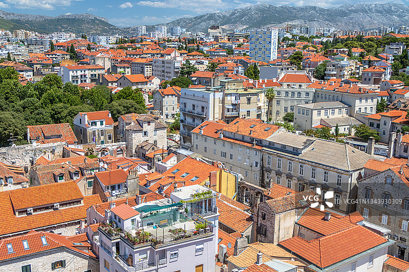 克罗地亚斯普利特-达尔马提亚城市景观图片素材