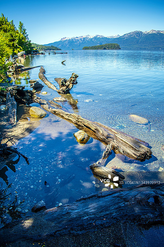 阿根廷巴塔哥尼亚科连托索湖图片素材