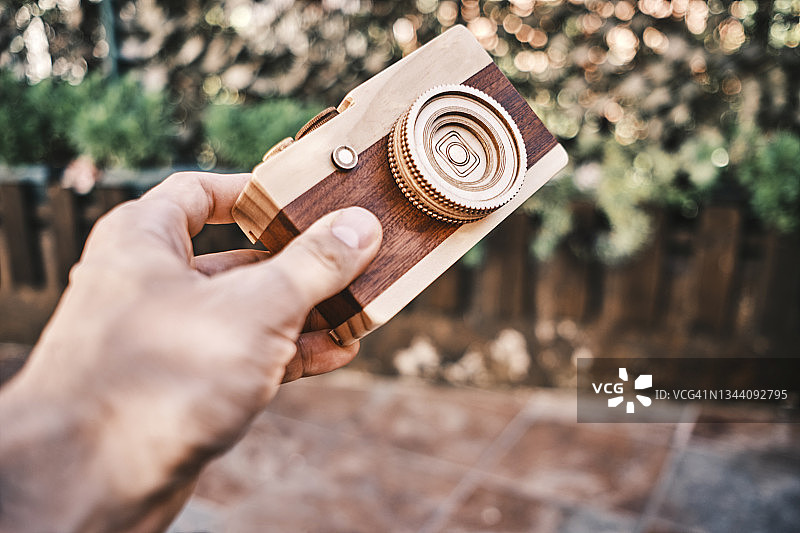 木制照相机图片素材