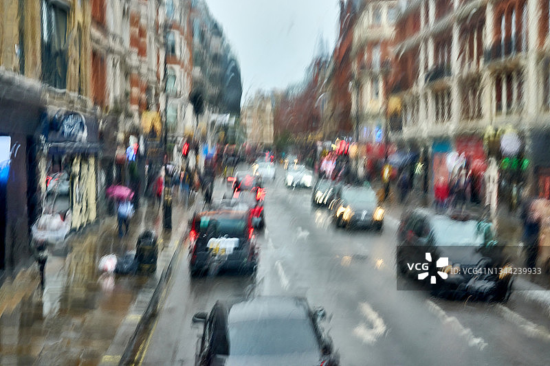 伦敦雨景图片素材