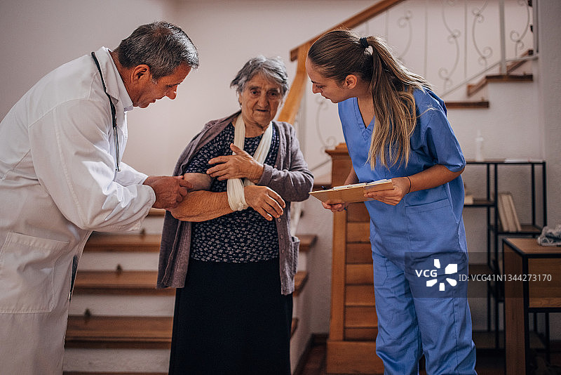 养老院，病人护理图片素材