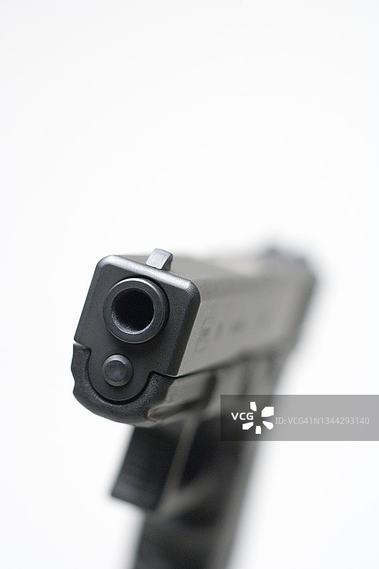 9毫米手枪特写图片素材