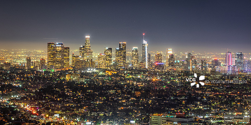 洛杉矶夜景图片素材