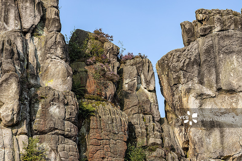埃克斯特恩石林（德国北莱茵-威斯特法伦州）图片素材