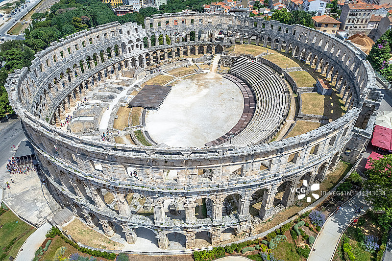克罗地亚伊斯特拉普拉竞技场图片素材
