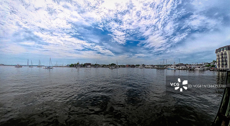 马里兰州安纳波利斯港口图片素材