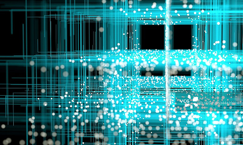 青色科技感背景图片图片素材