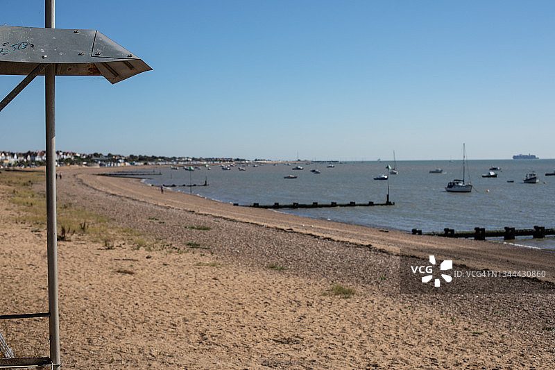 绍森德海 Thorpe Bay 海滩图片素材