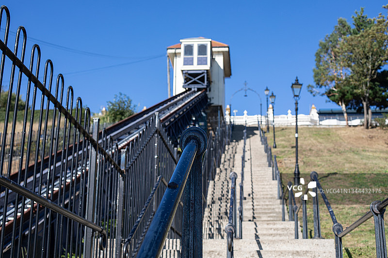 绍森德悬崖铁路图片素材