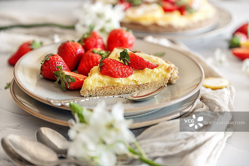 柠檬派图片素材