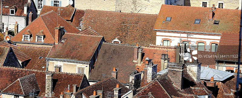 瓦片屋顶图片素材