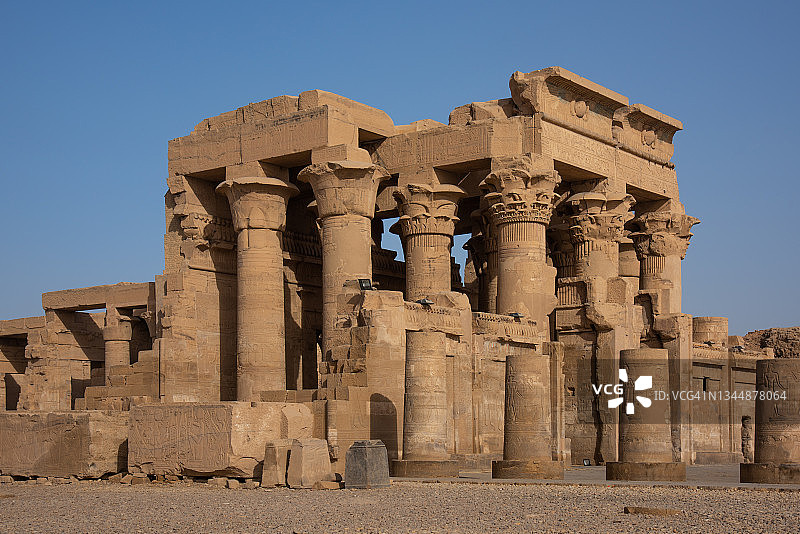 埃及阿斯旺孔翁波神庙图片素材