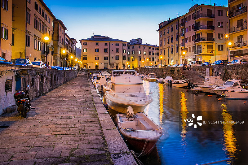 意大利托斯卡纳威尼斯地区来亨图片素材