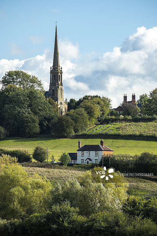 伍斯特郡教堂图片素材