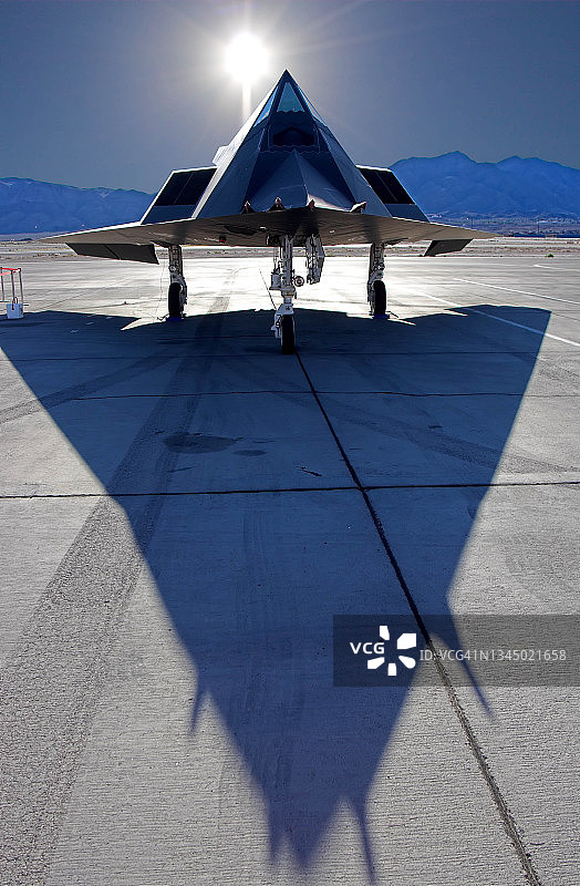 洛克希德F-117A夜鹰战斗机图片素材