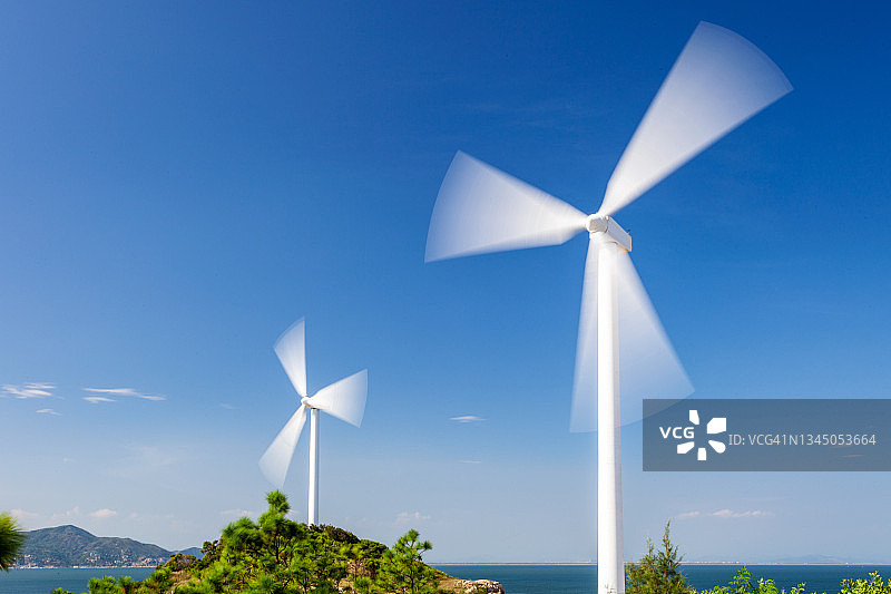 风力发电机图片素材