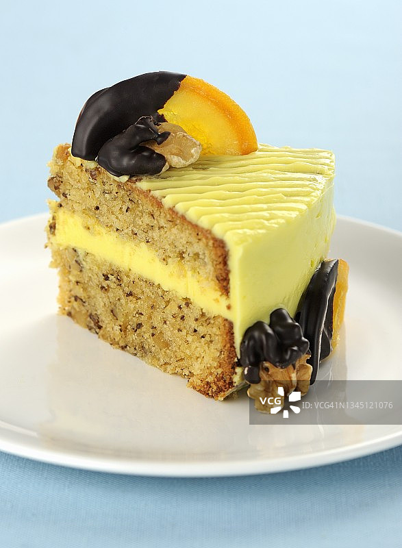 蜜饯橙子核桃蛋糕图片素材