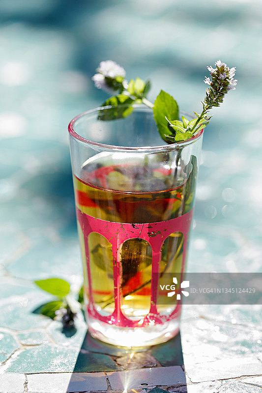 薄荷茶图片素材