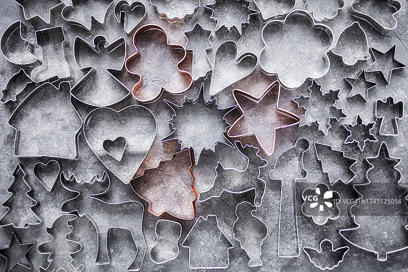 圣诞烘焙饼干切模图片素材