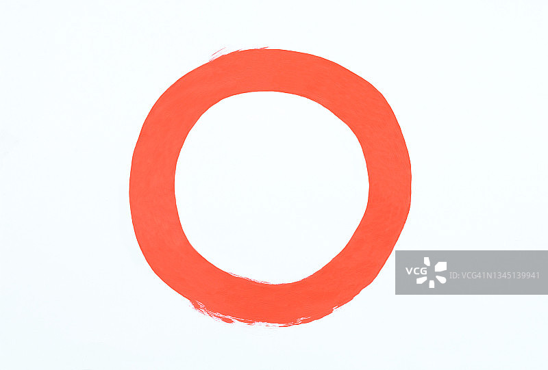 红色圆圈图片素材