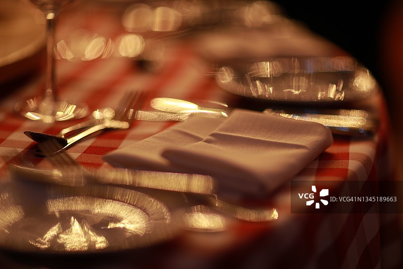 餐桌已准备好图片素材