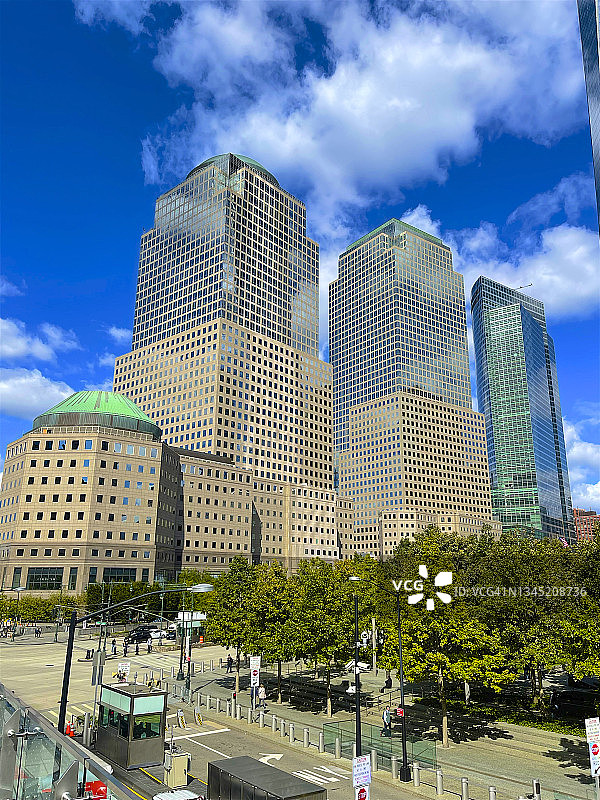 纽约布鲁克菲尔德广场的办公大楼图片素材