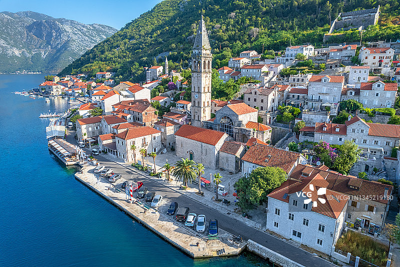 黑山科托尔湾佩拉斯特图片素材