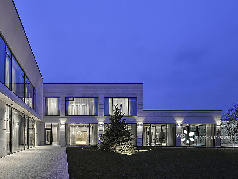 莫斯科附近的私人别墅图片素材