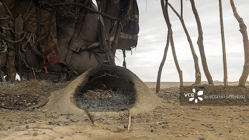 摩洛哥的马德福纳“柏柏尔披萨”图片素材
