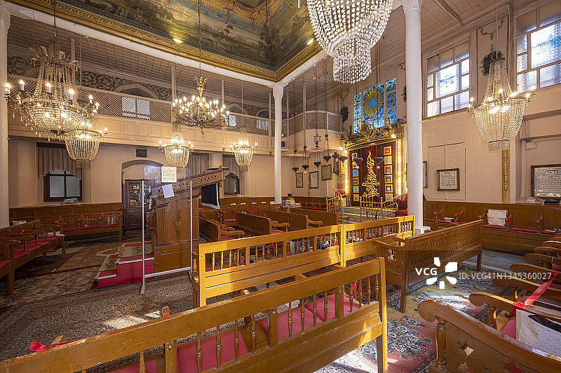 伊斯坦布尔的扬博尔犹太教堂图片素材