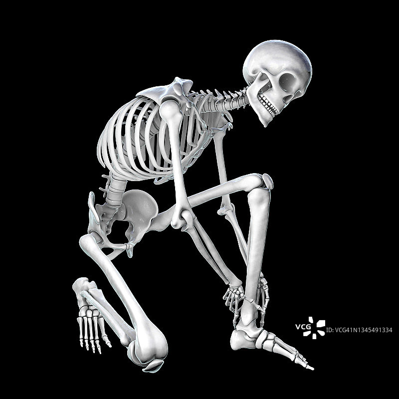 疼痛的脚踝插画图片素材