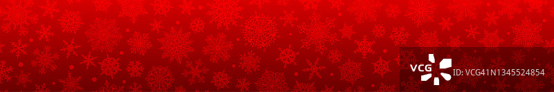 圣诞节雪花banner图片素材