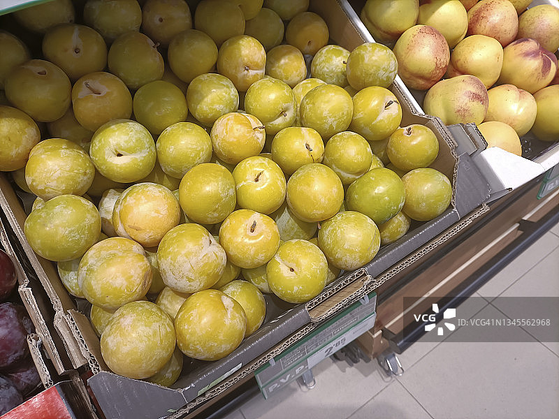 米拉贝尔李子或樱桃李图片素材