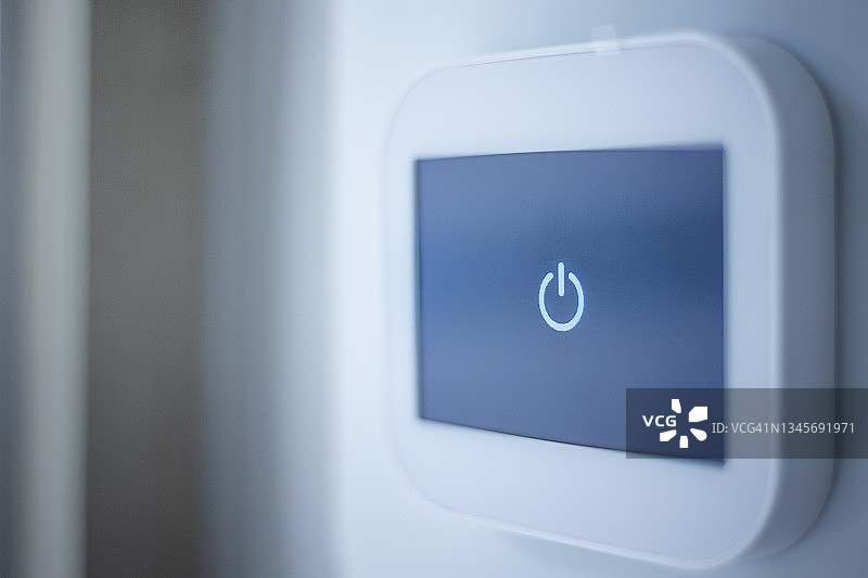 智能家居数字平板智能开关控制图片素材