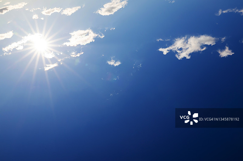 晴空万里图片素材